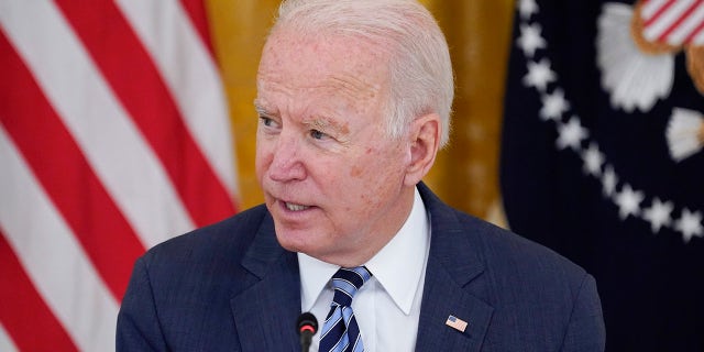 President Joe Biden speaks during a meeting about cybersecurity, in the East Room of the White House, Wednesday, Aug. 25, 2021, in Washington. Biden will deliver an address Thursday about the COVID-19 pandemic. (AP Photo/Evan Vucci)