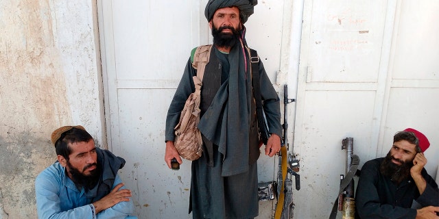 Taliban fighters are seen inside the city of Farah, capital of Farah province southwest of Kabul, Afghanistan, Wednesday, Aug. 11, 2021.