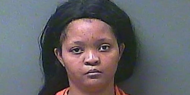 Thessalonica Allen, 34, is accused of fatally shooting her husband in Indiana. (La Porte County, Indiana, Sheriff's Office)