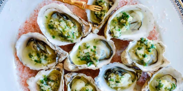 The "BBQ Oysters with Green Chile Garlic Butter" recipe is a perfect way to celebrate National Oyster Day. 