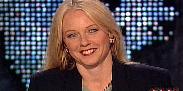 Barbara Olson, wife of former U.S. Solicitor General Theodore Olson, was one of the 64 people who died in the crash of American Airlines Flight 77 into the Pentagon. Olson made two calls to inform her husband that the airplane, flying from Washington's Dulles airport to Los Angeles, had been hijacked.  She told him that the hijackers, armed with knives and cardboard cutters, herded the passengers and crew, including the pilot, toward the back of the plane. Olson, a frequent contributor to CNN's "Larry King Live," is shown in a video still from the show.