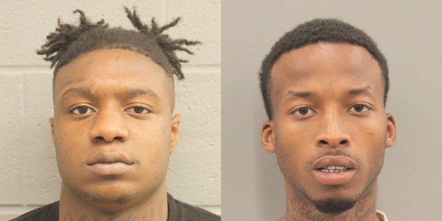 Two suspects have been arrested and charged in connection to the fatal shooting of an off-duty New Orleans police officer last week. (Houston and New Orleans police departments)