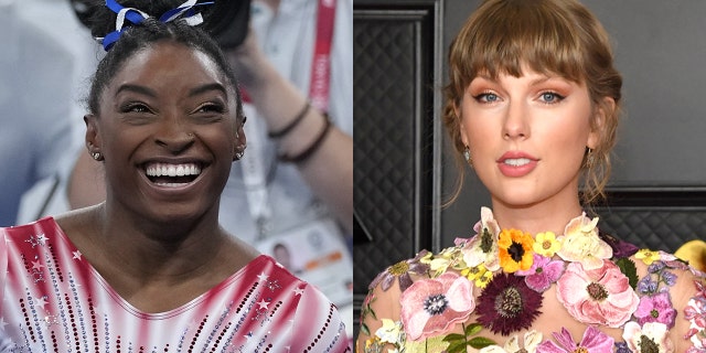 Simone Biles and Taylor Swift had a friendly interaction on social media.