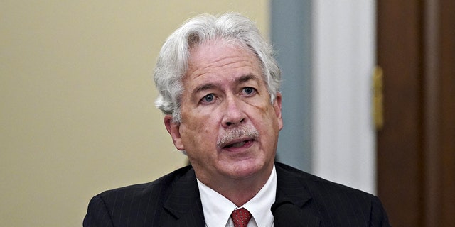 CIA Director William Burns testifies during a House Intelligence Committee hearing on the worldwide threat on Capitol Hill in Washington, D.C. April 15, 2021. 