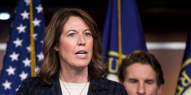 Rep. Cindy Axne, D-Iowa., is Zach Nunn's Democrat midterm opponent in Iowa's Third Congressional District.