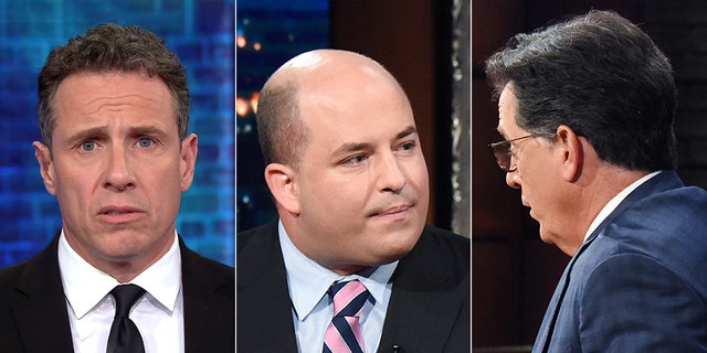 CNN’s Brian Stelter once claimed Chris Cuomo abides by journalistic boundaries during an appearance on "The Late Show with Stephen Colbert."  (Photo by Scott Kowalchyk/CBS via Getty Images) Chris Cuomo: CNN