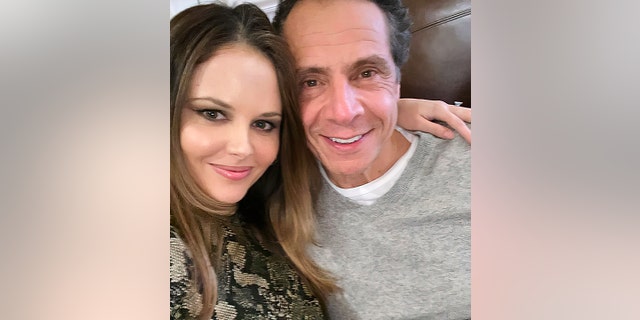 Cuomo executive assistant Brittany Commisso with Cuomo in selfie