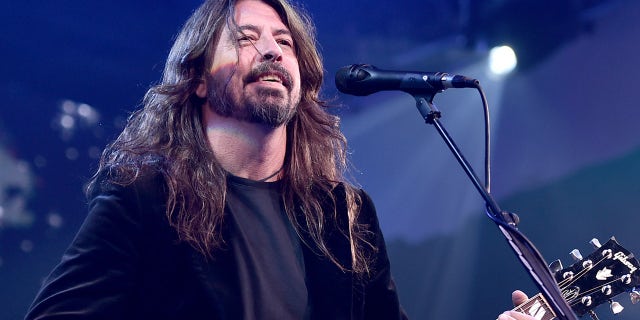 Dave Grohl of the Foo Fighters performs live at the 2018 Children's Hospital Los Angeles "From Paris with love" Gala at LA Live on October 20, 2018 in Los Angeles, California. 