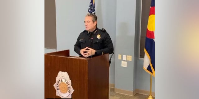 Denver police Chief Paul Pazen on Thursday announced the arrest of four young men related to a series of crimes, including the killing of an 18-year-old student. A fifth suspect is still being sought.