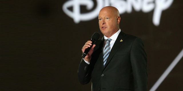 Bob Chapek of Disney talks during the Opening Ceremony of the Invictus Games Orlando 2016 at ESPN Wide World of Sports on May 8, 2016 in Orlando, Florida.