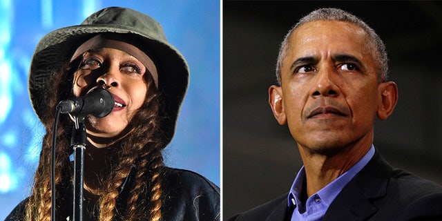 Erykah Badu's unauthorized social media posts showed the Obamas dancing mask-free among the hundreds of attendees.