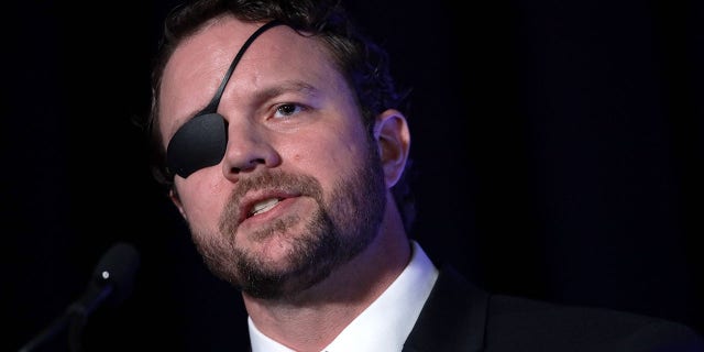 U.S. Rep. Dan Crenshaw (R-TX) speaks on "The Fate of Our Culture and Our Nation Hangs in the Balance" during the CPAC Direct Action Training at the annual Conservative Political Action Conference at Gaylord National Resort.