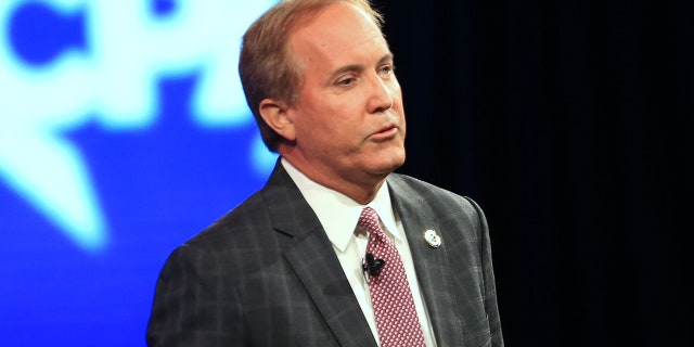 Ken Paxton, Texas attorney general, speaks during the Conservative Political Action Conference (CPAC) in Dallas, Texas, U.S., on Sunday, July 11, 2021.