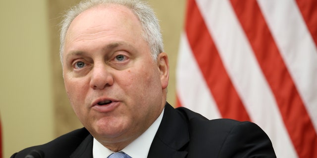 U.S. Rep. Steve Scalise (R-LA) delivers remarks during a Republican-led forum on the origins of the COVID-19 virus at the U.S. Capitol on June 29, 2021, in Washington, DC.