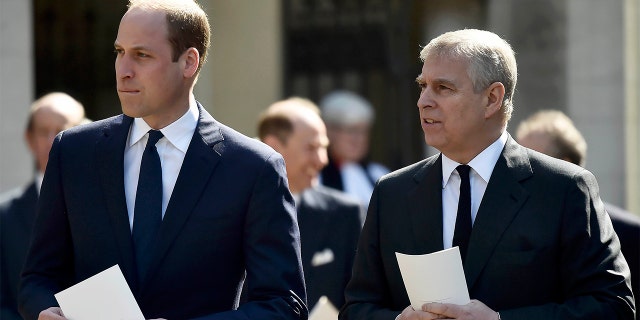 Prince William (left) allegedly wants to address the ongoing surrounding his uncle Prince Andrew (right) as quickly as possible.