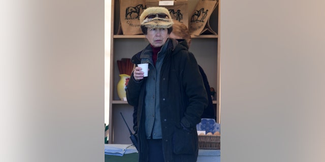 Princess Anne, Princess Royal, attends the Gatcombe Horse Trials at Gatcombe Park on March 25, 2017 in Stroud, England.