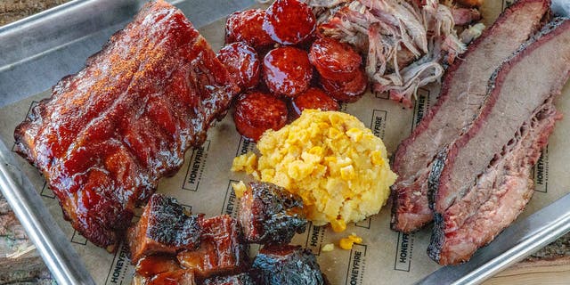HoneyFire BBQ's Nashville corn pudding recipe.
