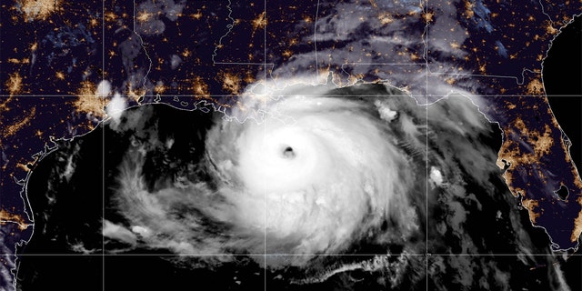 Hurricane Ida strengthened into a Category 4 storm overnight Sunday, as it takes aim at southeastern Louisiana. (Image: National Hurricane Center)