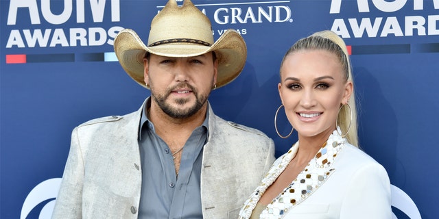 Jason Aldean and Brittany Aldean (seen in 2019) have two children and were married in 2015. 