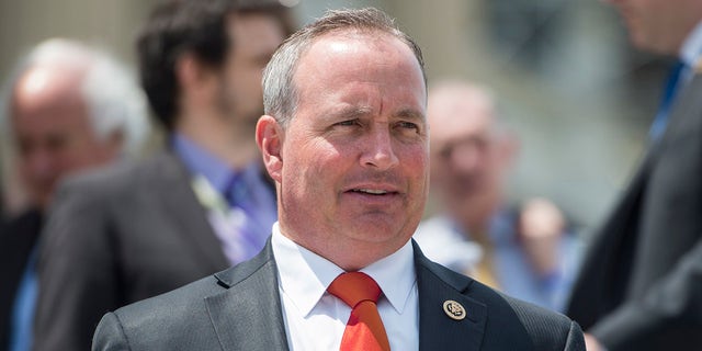 Rep. Jeff Duncan, R-S.C., walks down the House steps following votes in the Capitol on Wednesday, May 25, 2016. 