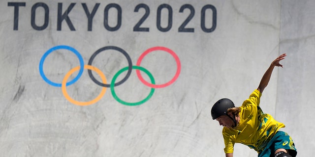 NBC’s primetime coverage of the Tokyo Olympics averaged 15.5 million primetime viewers. (AP Photo/Ben Curtis)