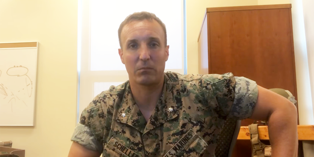 The Marine who blasted America's withdrawal from Afghanistan says he was forced to undergo a mental health check.