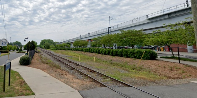 The site on the Blue Line train tracks in Charlotte where three brothers have died within a week. 