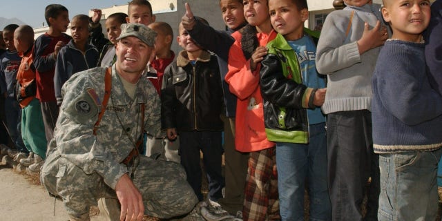 Doug Mastriano in an undated photo in Afghanistan