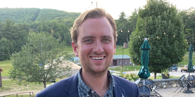 Former Trump State Department official Matt Mowers files his candidacy for the U.S. House in New Hampshire's 1st Congressional District. Mowers spoke with Fox News in Gilford, N.H., Aug. 21, 2021.