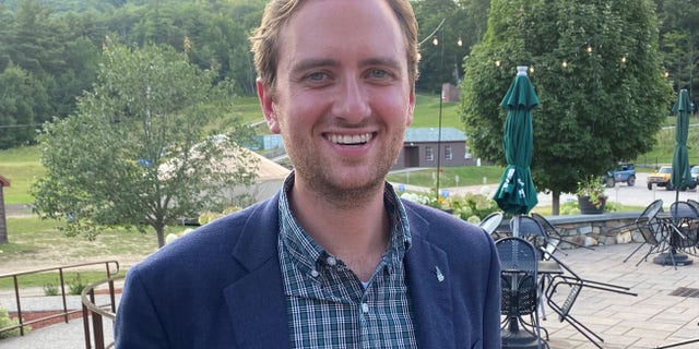 Former Trump State Department official Matt Mowers files his candidacy for the U.S. House in New Hampshire's 1st Congressional District. Mowers spoke with Fox News in Gilford, N.H., Aug. 21, 2021.