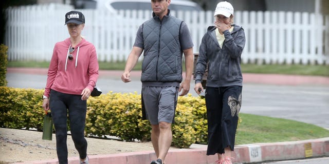Mike Richards stepped out with his wife and a friend in California just one day after being ousted as the host of ‘Jeopardy!’