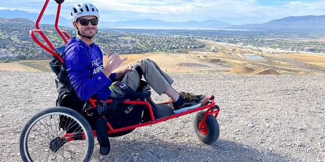 Project Airtime, a adaptive paragliding program, offers free flying sessions to dozens of people in Salt Lake City, Utah.