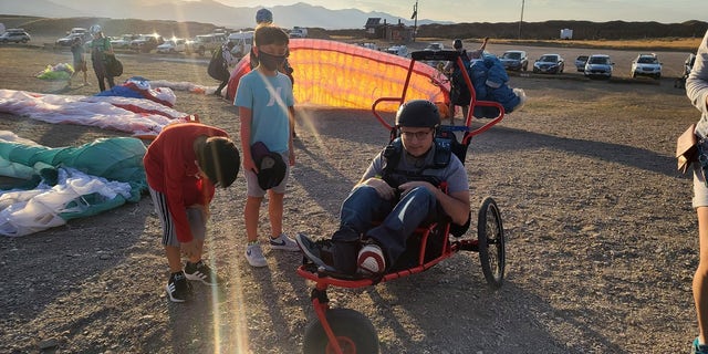 Project Airtime, a adaptive paragliding program, offers free flying sessions to dozens of people in Salt Lake City, Utah. 