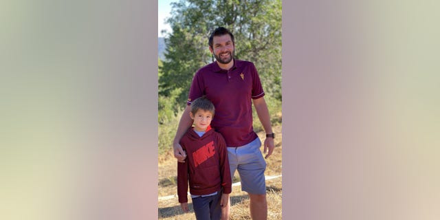 Preston Grinstead, from Las Vegas, told FOX News he decided to transfer his son Noah to a private school and have him repeat second grade after struggling with remote learning last year.