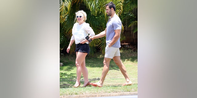 Britney Spears is vacationing in Hawaii with boyfriend Sam Asghari.