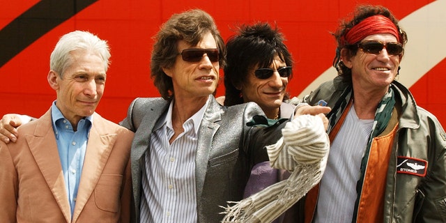 (L-R) Charlie Watts, Mick Jagger, Ron Wood and Keith Richards of the Rolling Stones. The band will release an album full of live recordings from 2012 early next year.