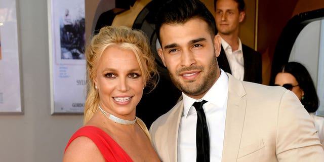 Britney Spears and her boyfriend Sam Asghari are said to be in no rush to get married.  (Getty Images)