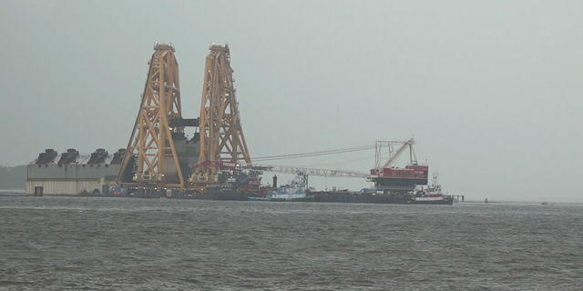 The Unified Command has removed five pieces of the Golden Ray since they started the removal in November 2020. (Jayla Whitfield/ FNC)