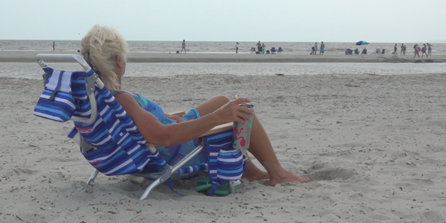 Syrilla Deangelis enjoys the beach often as a resident of the St. Simon Sound. (Jayla Whitfield/FNC)