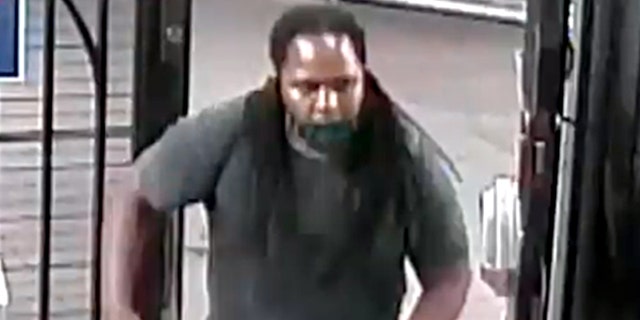 The NYPD released this photo of a suspect who allegedly choked a woman unconscious and tried to rape her on a subway train