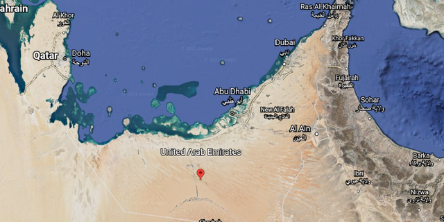 Two vessels off the coast of the United Arab Emirates have lost control of their steering, prompting them to send warning signals via their Automatic Identification System trackers