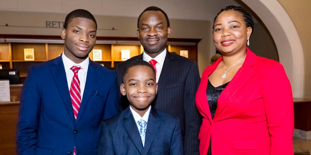Tani and his family.