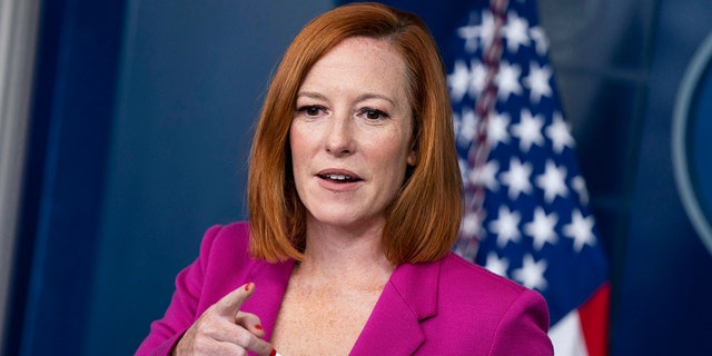 White House press secretary Jen Psaki. (AP Photo/Evan Vucci)