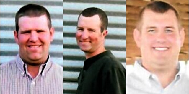 Three Ohio brothers, all in their 30s, have died after getting stuck in a manure pit on their farm, according to authorities. (Credit: Hogenkamp Funeral Homes)