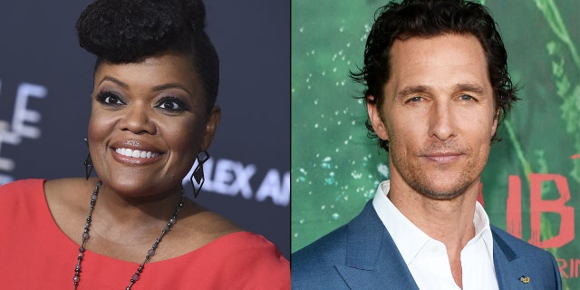 Yvette Nicole Brown said she was curious about how Matthew McConaughey smelled while working with him on 'Tropic Thunder.'
