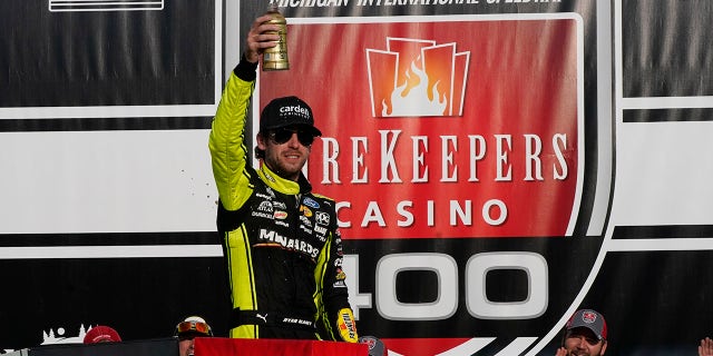 Ryan Blaney's NASCAR Cup Series win at Michigan International Speedway was his second of the season.