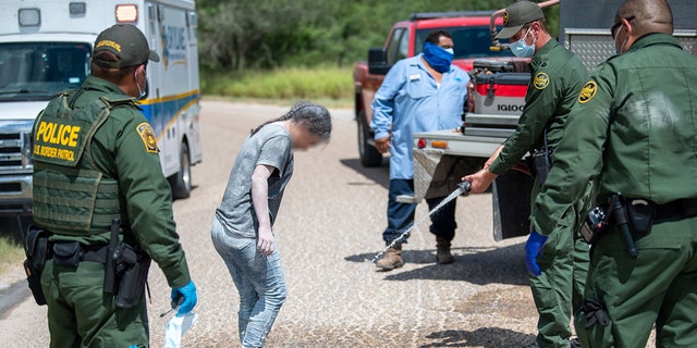 Hebbronville firefighters and EMS helped to decontaminate the individuals, officials said.