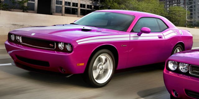 The 2010 Dodge Challenger was available in Furious Fuchsia.