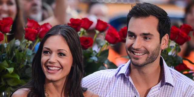 Desiree Hartsock (L) and Chris Siegfried met on the ninth season of "The Bachelorette."