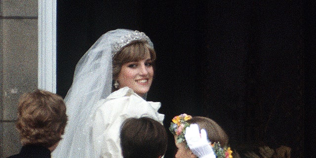 A piece of cake from Princess Diana and Prince Charles' 1981 wedding will be up for auction estimated to go for up to $350, according to Dominic Winter Auctioneers. (Photo by Terry Fincher/Princess Diana Archive/Getty Images)